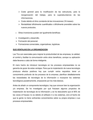 Las tic como herramienta a la gestión empresarial
