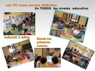 Las TIC como recurso didáctico:
                 En TODOS los niveles educativo




                              3º C
   ...