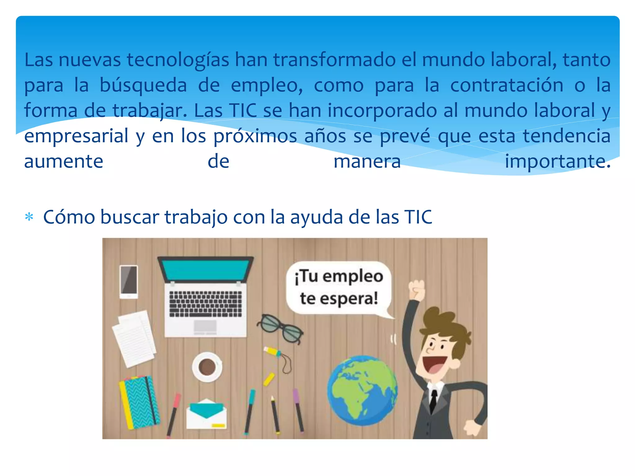 Las tic en el ambito laboral | PPTX