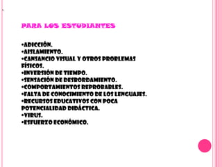 Desarrollo de la iniciativa.