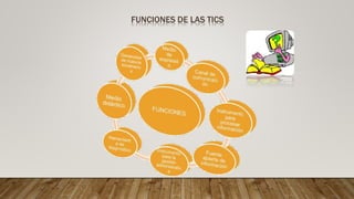 FUNCIONES DE LAS TICS
 