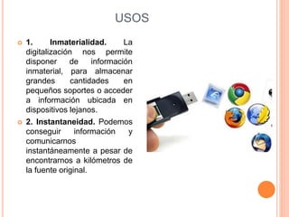 Inmaterialidad Icono Las tic’s y los sistemas de información | PPTX