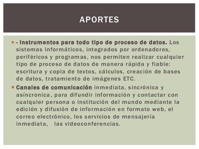 las tic y sus aportes a la sociedad datos sobre el proceso de creacion rapida de prototipos