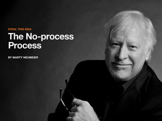 STEAL THIS IDEA

The No-process
Process
BY MARTY NEUMEIER

 