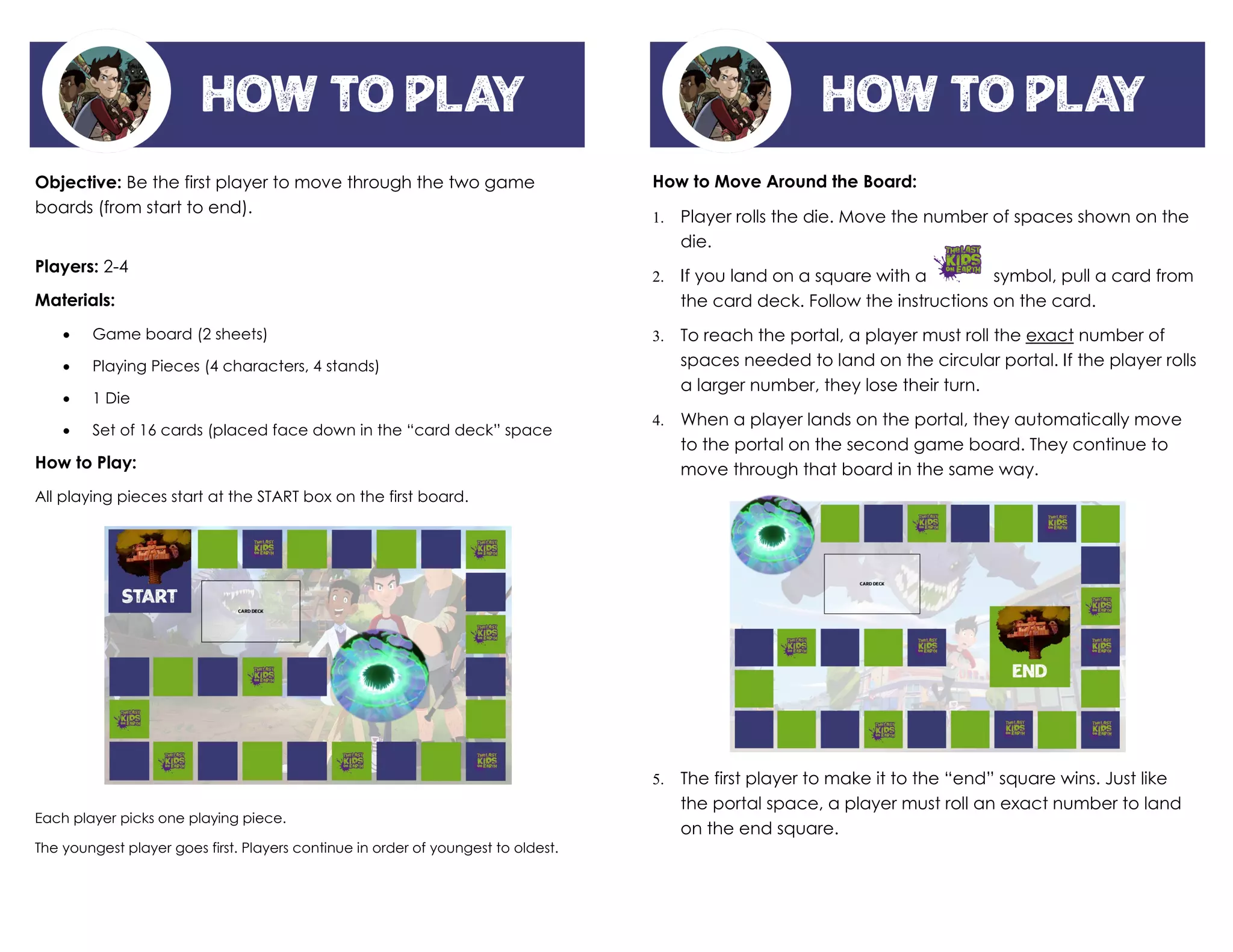 Last Kids On Earth Board Game Instructions Booklet PPT last-kids-on-earth-board-game-instructions-booklet-ppt
