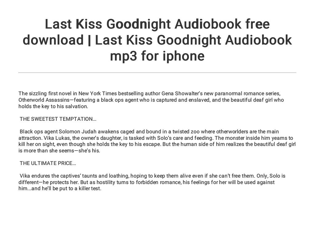 the last goodnight poison kiss free mp3 download