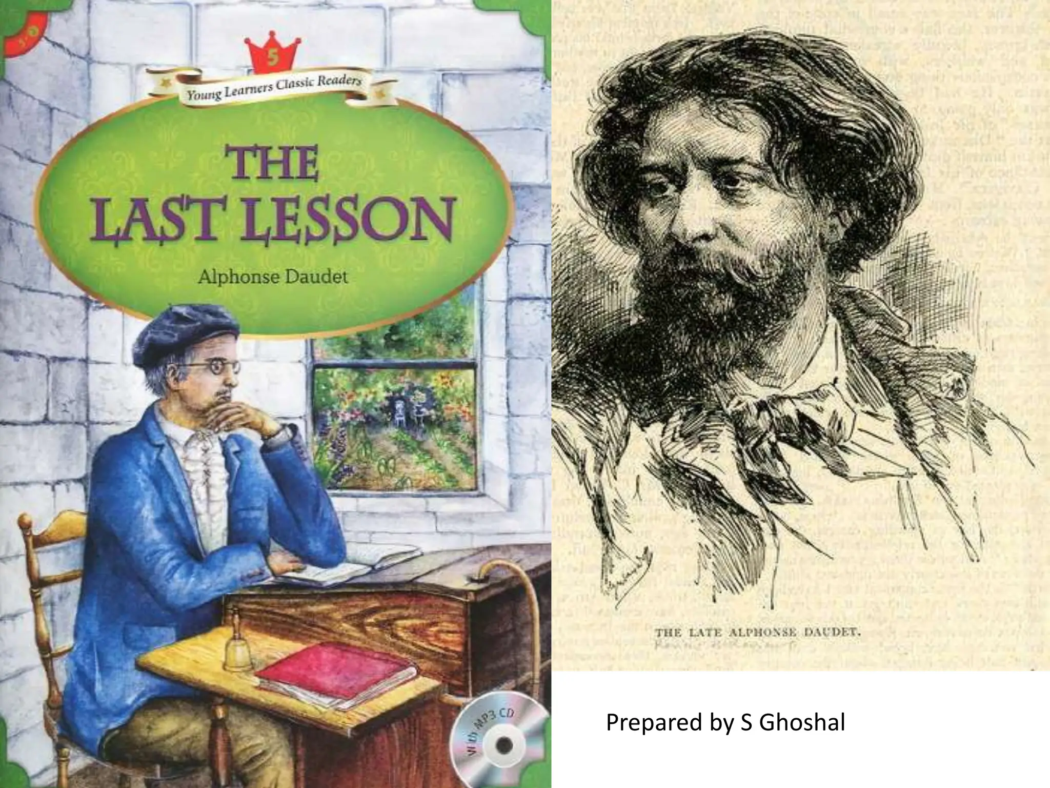 The last lesson by Alphonse Daudet from Flamingo PPT