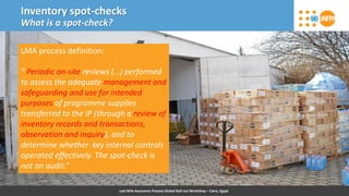 Random Inventory Spot Check Last mile assurance training | PDF