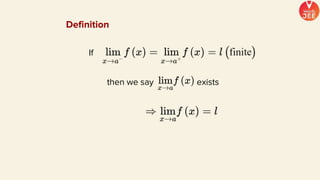 Definition
If
then we say exists
 