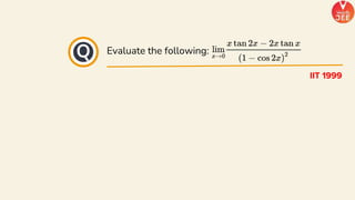 IIT 1999
Evaluate the following:
Q
 