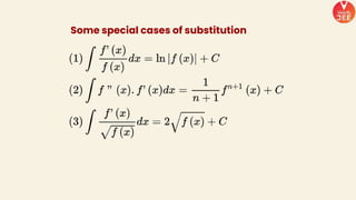 Some special cases of substitution
 