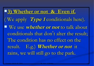 Type 0 & 1 ( If conditionals) | PPT