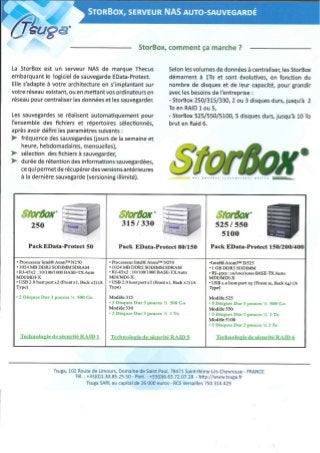 Serveur NAS autosauvegardé StorBox, comment ça marche?