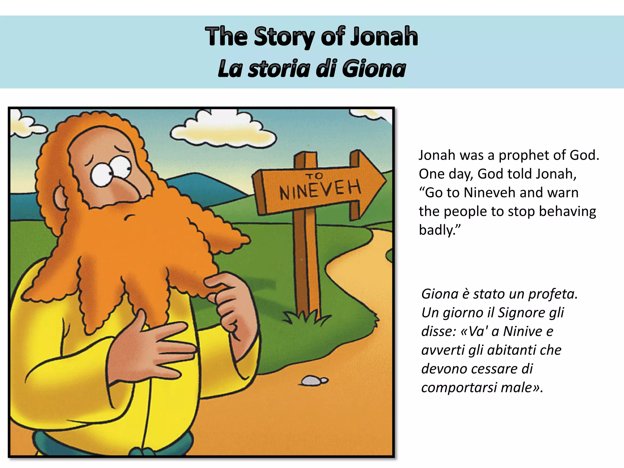 La storia di Giona - The Story of Jonah | PDF