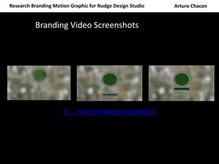 Research Branding Motion Graphic for Nudge Design Studio Arturo Chacon
Branding Video Screenshots
3i more complex animation 1
 