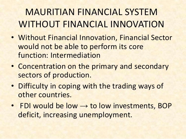 Financial Innovation