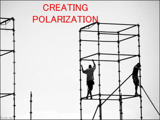CREATING
POLARIZATION
 