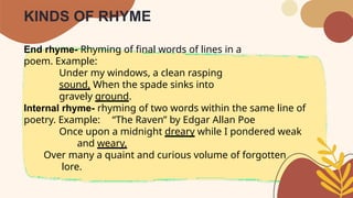Powerpoint presentation about poetry, sonnets etc. | PPTX