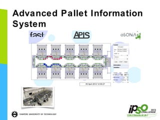 Advanced Pallet Information
System

 