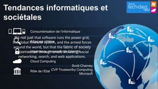 Tendances informatiques et
sociétales
 
