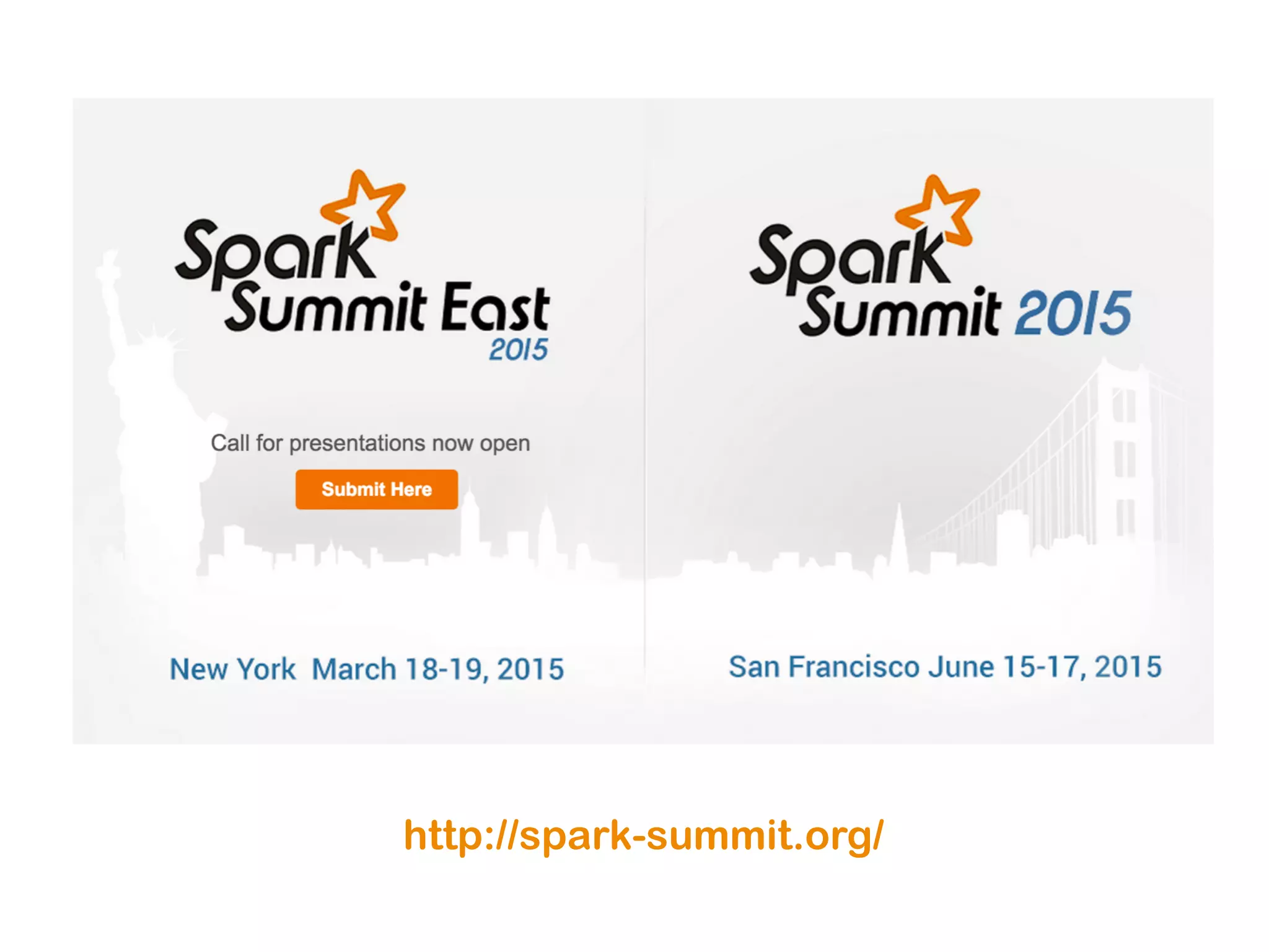 http://spark-summit.org/ 
61 
 