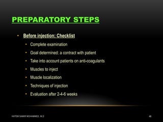 Spasticity Management, A rehab art. Hatem S. Shehata | PDF