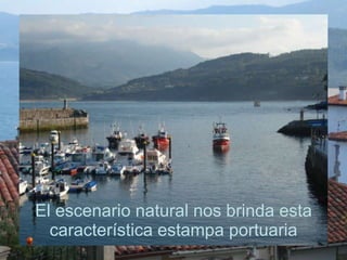 El escenario natural nos brinda esta característica estampa portuaria 