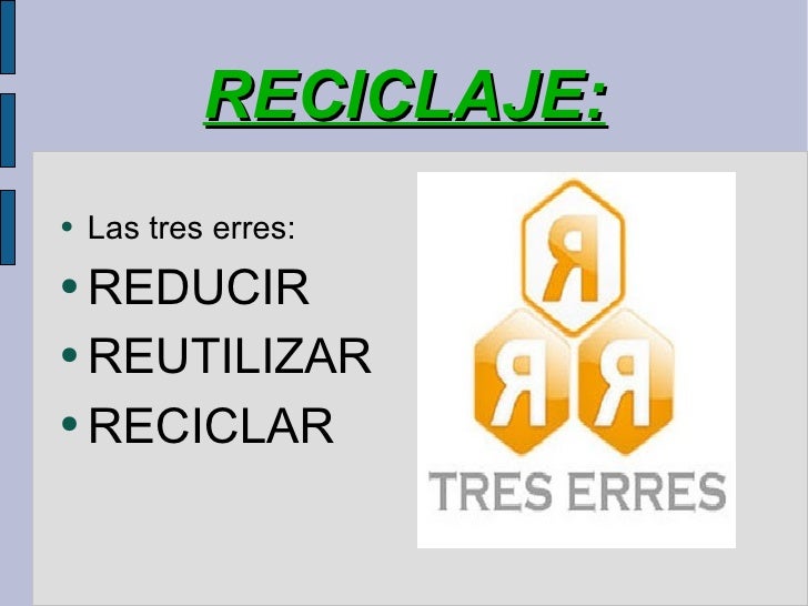 las tres erres las tres erres