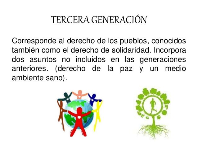 Las tres generaciones de los derechos humanos