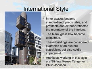 Last trends in architecture (new) | PPT