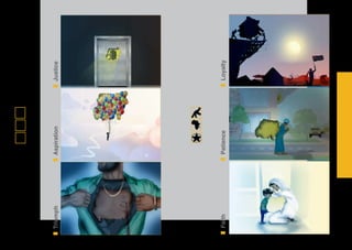 Justice
Aspiration
Triumph
Loyalty
Patience
Faith
 