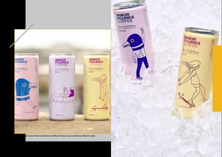 Dairy free alternative Nitro Cold Brew in different flavors such as Mocha, Black & Latte
 