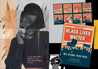 IF MY MELANIN
MAKES YOU
UNCOMFORT
ABLE,
GOOD.
 