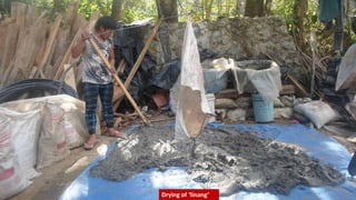 Drying of ‘linang’
13
 