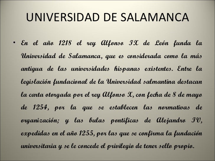 Las universidades más antiguas de españa