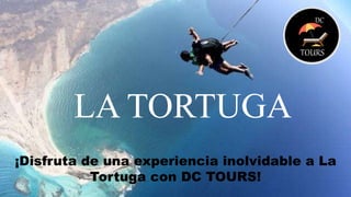 LA TORTUGA
¡Disfruta de una experiencia inolvidable a La
Tortuga con DC TOURS!
DC
TOURS
 