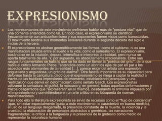 •  Destrucción absoluta de la sintaxis.