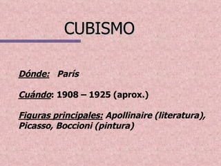 CUBISMO 