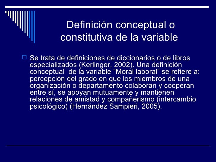 variables