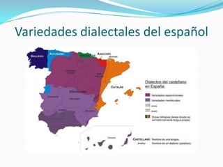 Variedades dialectales del español
 