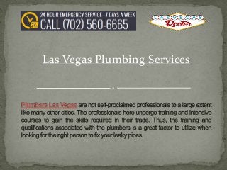Las Vegas Plumbing Services
 