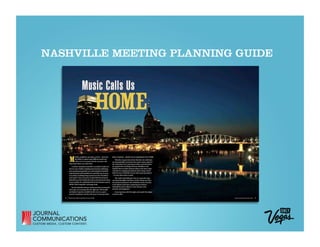 NASHVILLE MEETING PLANNING GUIDE
 