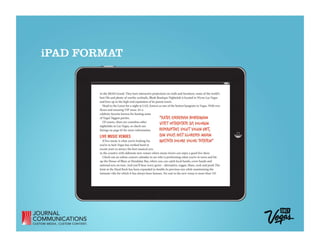 iPAD FORMAT
 