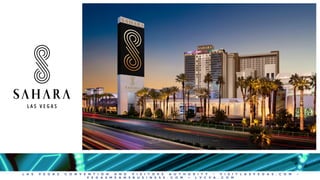 L A S V E G A S C O N V E N T I O N A N D V I S I T O R S A U T H O R I T Y • V I S I T L A S V E G A S . C O M •
V E G A S M E A N S B U S I N E S S . C O M • L V C V A . C O M
 