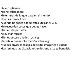 Las Ventajas Y Desventajas De Los Telefonos Celulares