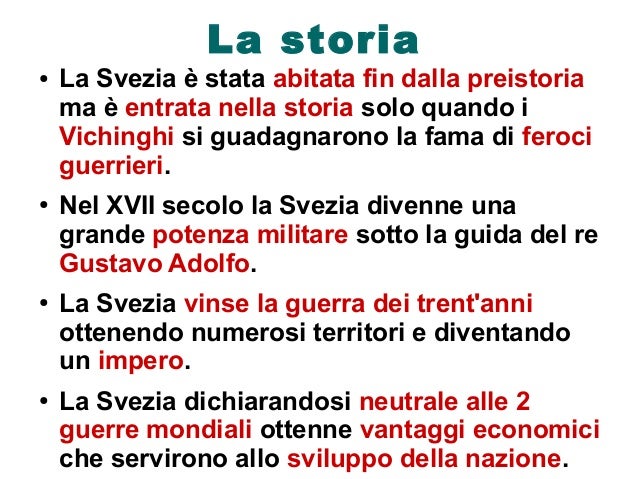 La svezia