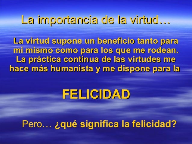 Las virtudes