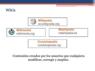 Algunas Herramientas Web 2.0