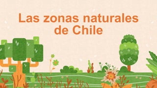 Las zonas naturales
de Chile
 