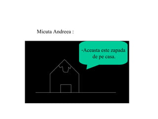Aceasta este zapada de pe casa. Micuta Andreea : 